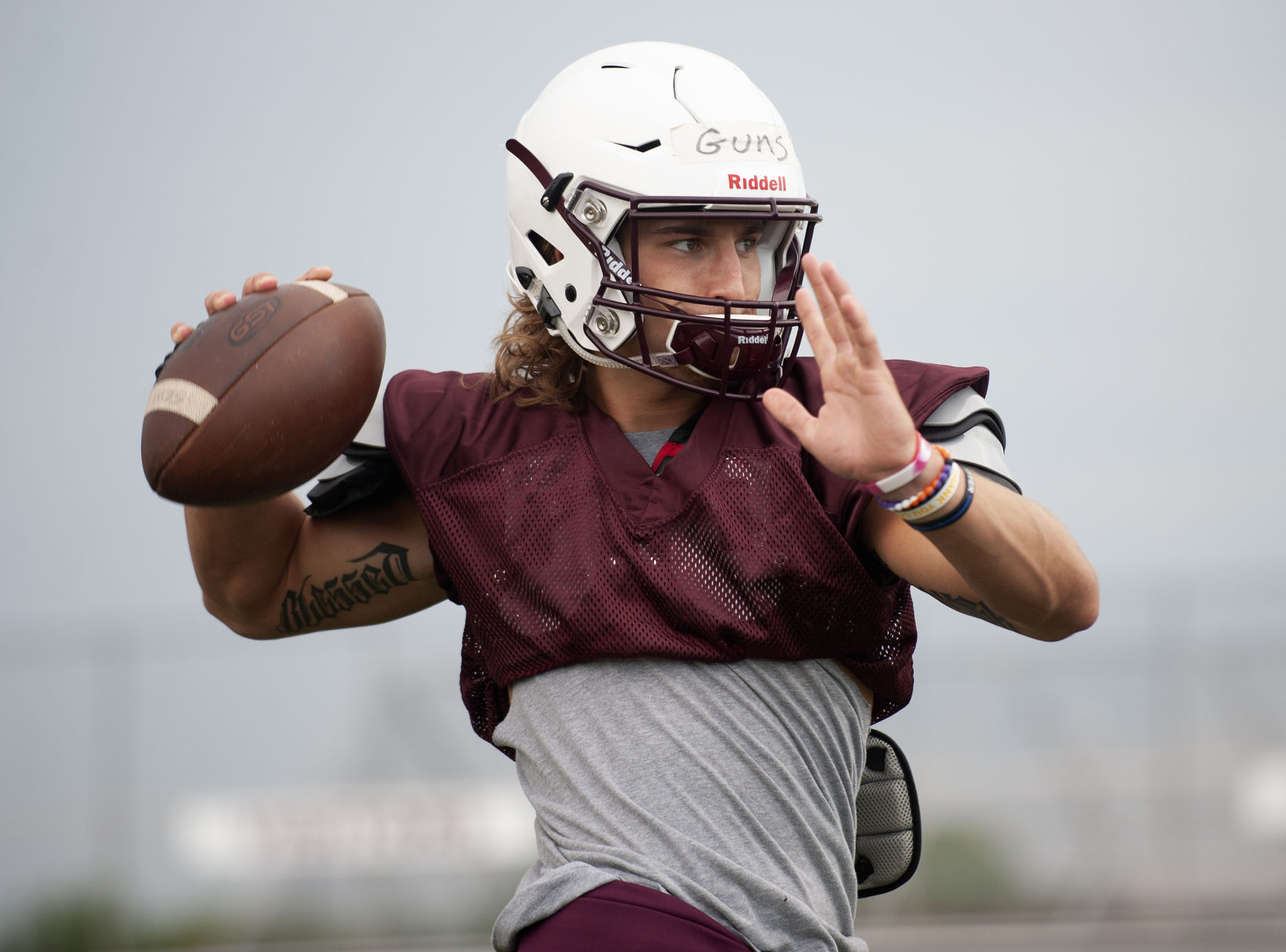 St. Charles West football practice